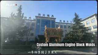 OEM-алюминиевая пресс-форма для блока цилиндров двигателя для автозапчастей